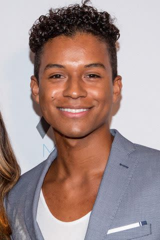 <p> Gabriel Olsen/Getty</p> Jaafar Jackson on September 14, 2019 in Los Angeles, California.