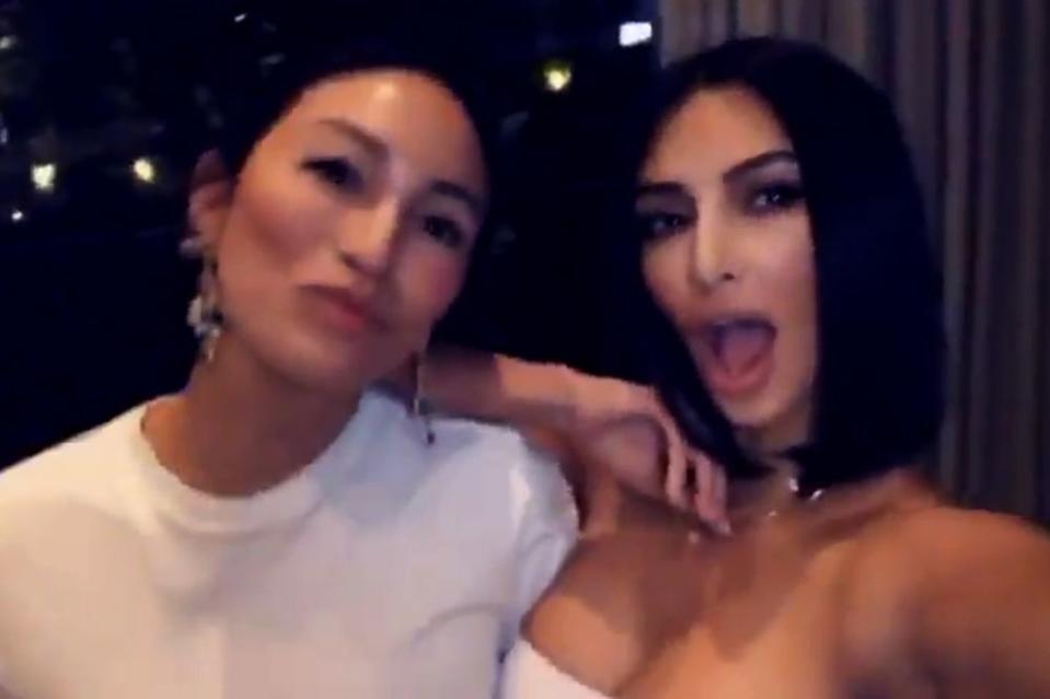 Kim Kardashian West and Stephanie Shepherd
