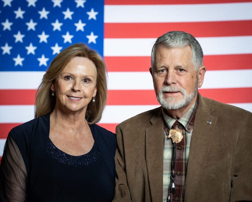 Carl and Marsha Mueller of Prescott, Arizona, attended President Donald Trump's State of the Union speech on Feb. 4, 2020. Their daughter, Kayla, was captured by ISIS in Syria, then held captive, tortured and killed in 2015.