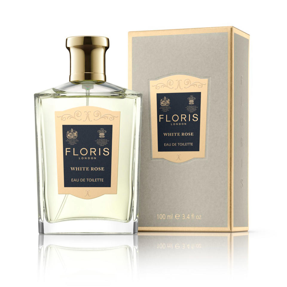 <p>We're not sure whether Elizabeth II wore this on her wedding day, but we'd place a pretty solid bet on it.<br></p><p><em>Perfume, £80, <a rel="nofollow noopener" href="http://www.florislondon.com/en_gbp/white-rose-eau-de-toilette#" target="_blank" data-ylk="slk:Floris;elm:context_link;itc:0;sec:content-canvas" class="link ">Floris</a></em></p>