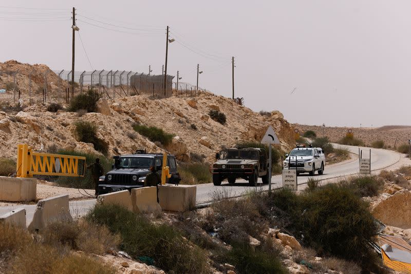 Security incident near Israel's southern border with Egypt