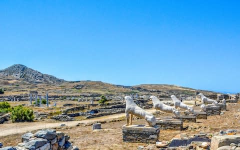 Delos' ruins have never been built over - Credit: istock