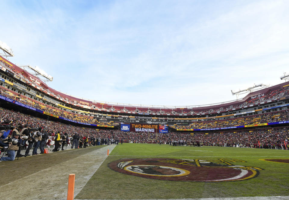 LANDOVER, MD - NOVEMBER 18:  A general view of FedEx Field in Landover, MD. on November 18, 2018 during the game between the Houston Texans and the Washington Redskins. (Photo by Mark Goldman/Icon Sportswire via Getty Images)