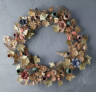 <p><strong>Terrain</strong></p><p>anthropologie.com</p><p><strong>$248.00</strong></p><p>This metal and velvet wreath will add a bit of whimsy to any door. </p>
