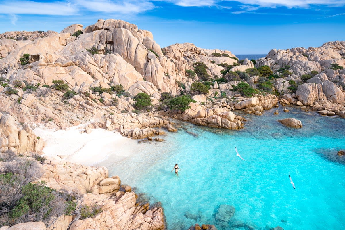 Sardinia’s white sands and sapphire waters are a Mediterranean dream (Getty Images)