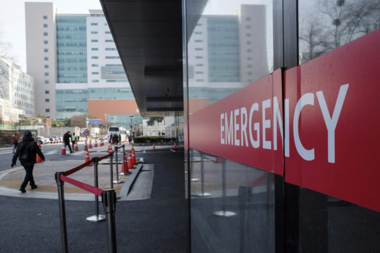 An ongoing doctors' strike has caused chaos in South Korean hospitals (ANTHONY WALLACE)