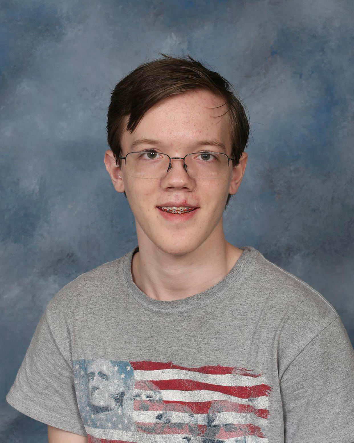 Yearbook photo by Thomas Matthew Crooks (Bethel Park School District via AP)