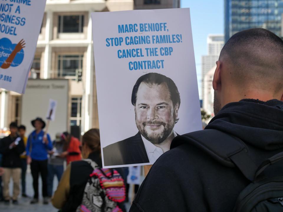 salesforce protest border patrol san francisco 14