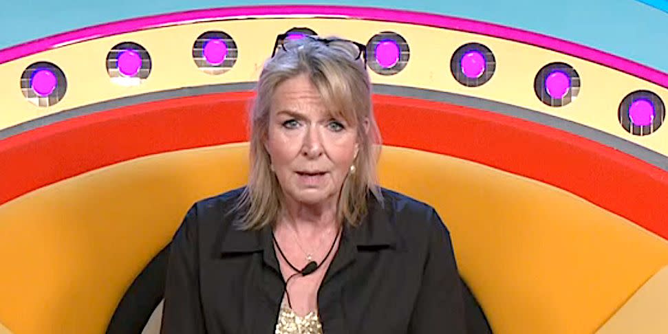 celebrity big brother's fern britton reacts to being booed