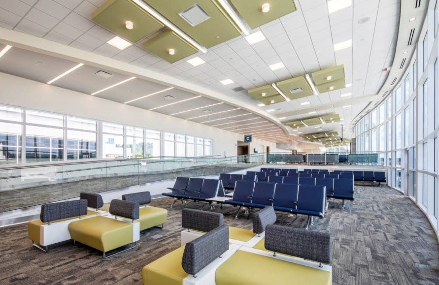 Gainesville Regional Airport has completed a $18 million terminal expansion and renovation.