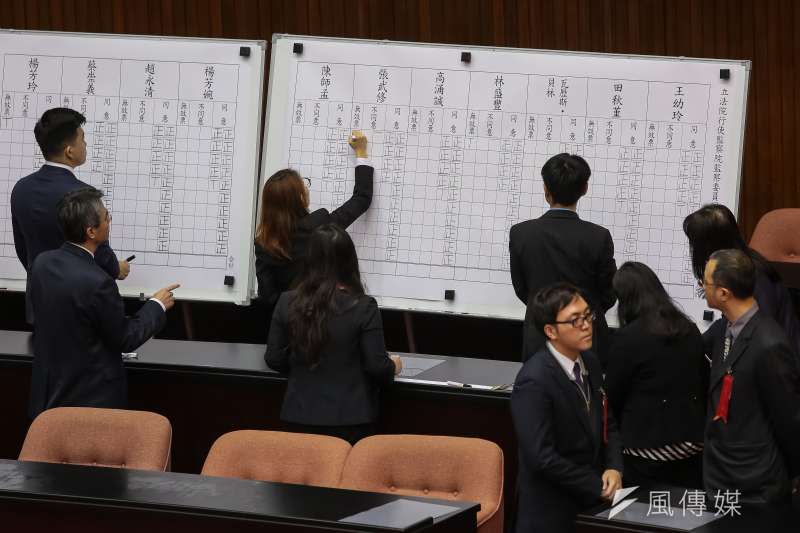 20180116-立法院16日針對監察委員同意權進行投票。（顏麟宇攝）