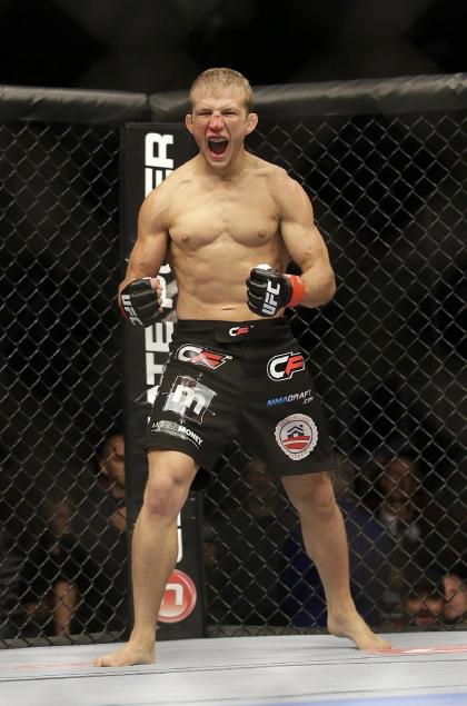 Few outside of T.J. Dillashaw's inner circle thought he could defeat Renan Barao. (AP)