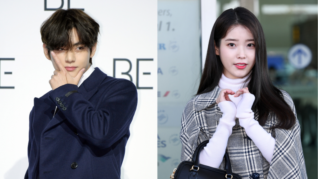 BTS V, IU (Photo Credit: The Chosunilbo JNS | Imazins via Getty Images, THE FACT | Imazins via Getty Images)