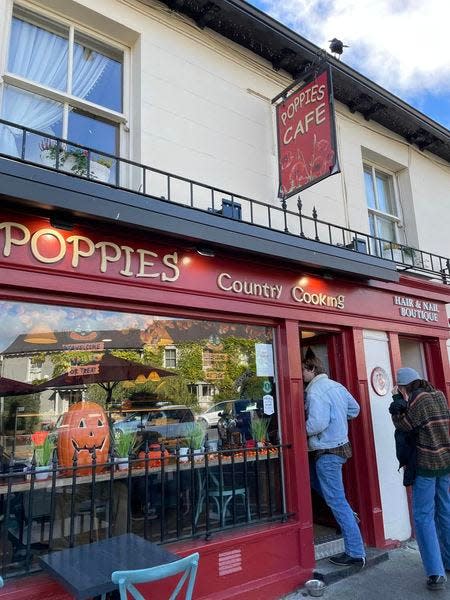 Poppies Cafe, an eatery at which Green Bay Packers punter Daniel Whelan has eaten when he's visited back home in Enniskerry, Ireland.