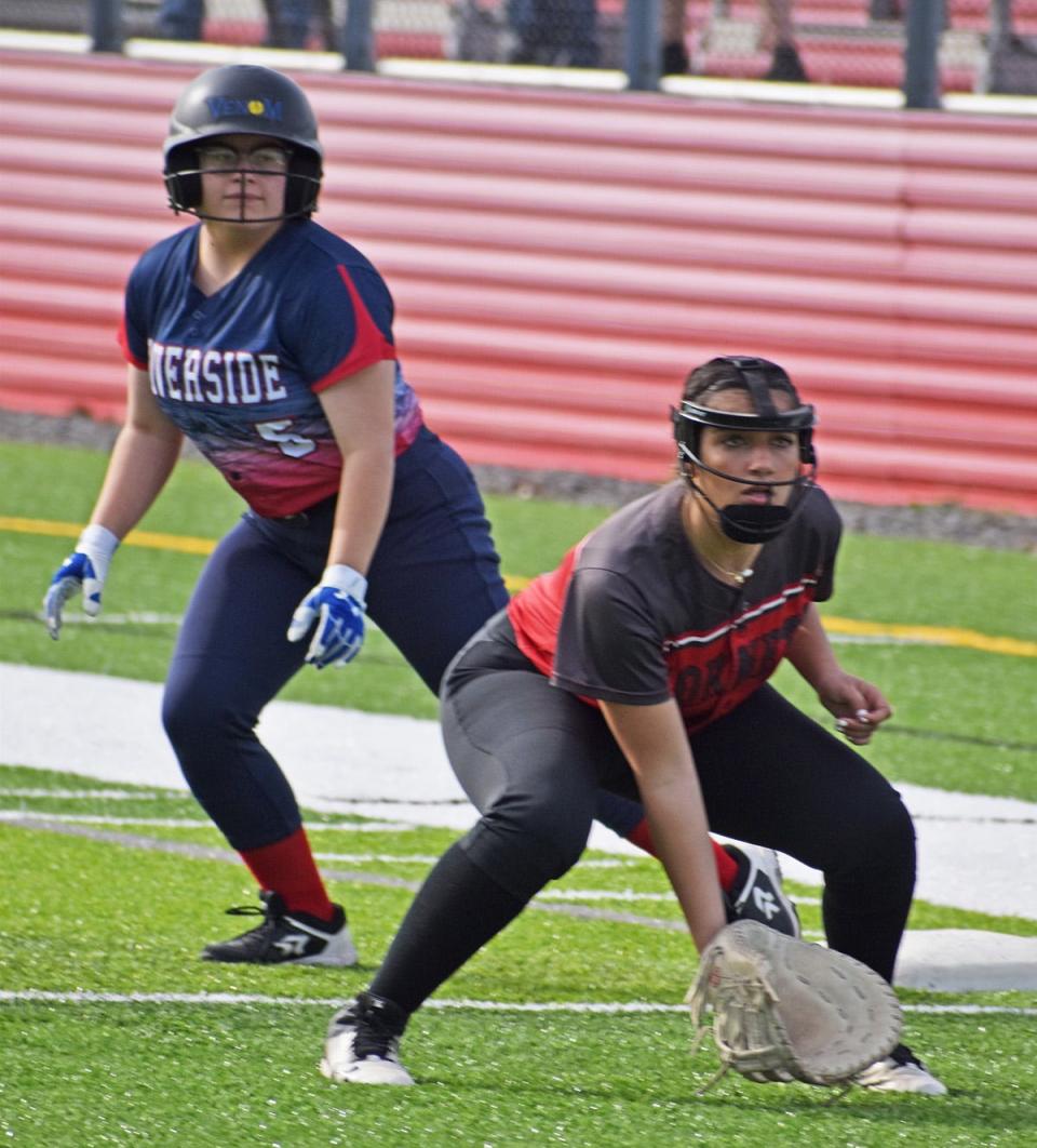 Georgianna Maglione is a senior junior baseman serving as a captain this spring for Honesdale's varsity softball team.