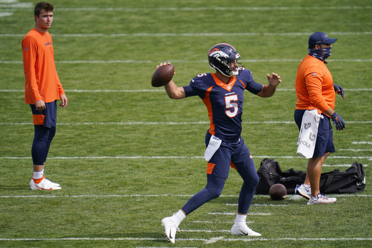 Broncos Briefs: Blake Bortles practices, but Brett Rypien likely backup  quarterback against Tampa Bay – The Denver Post