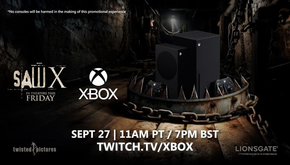 ¿Los espectadores podrán salvar los Xbox Series X|S de las trampas de Jigsaw?