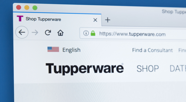 Homepage of the official website for Tupperware (TUP) - the home products line that includes preparation, storage, containment and serving products.