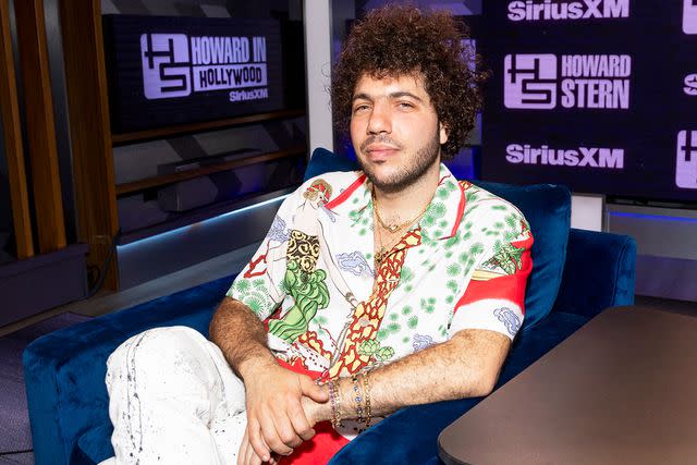 <p>Emma McIntyre/Getty</p> Benny Blanco on 'The Howard Stern Show'