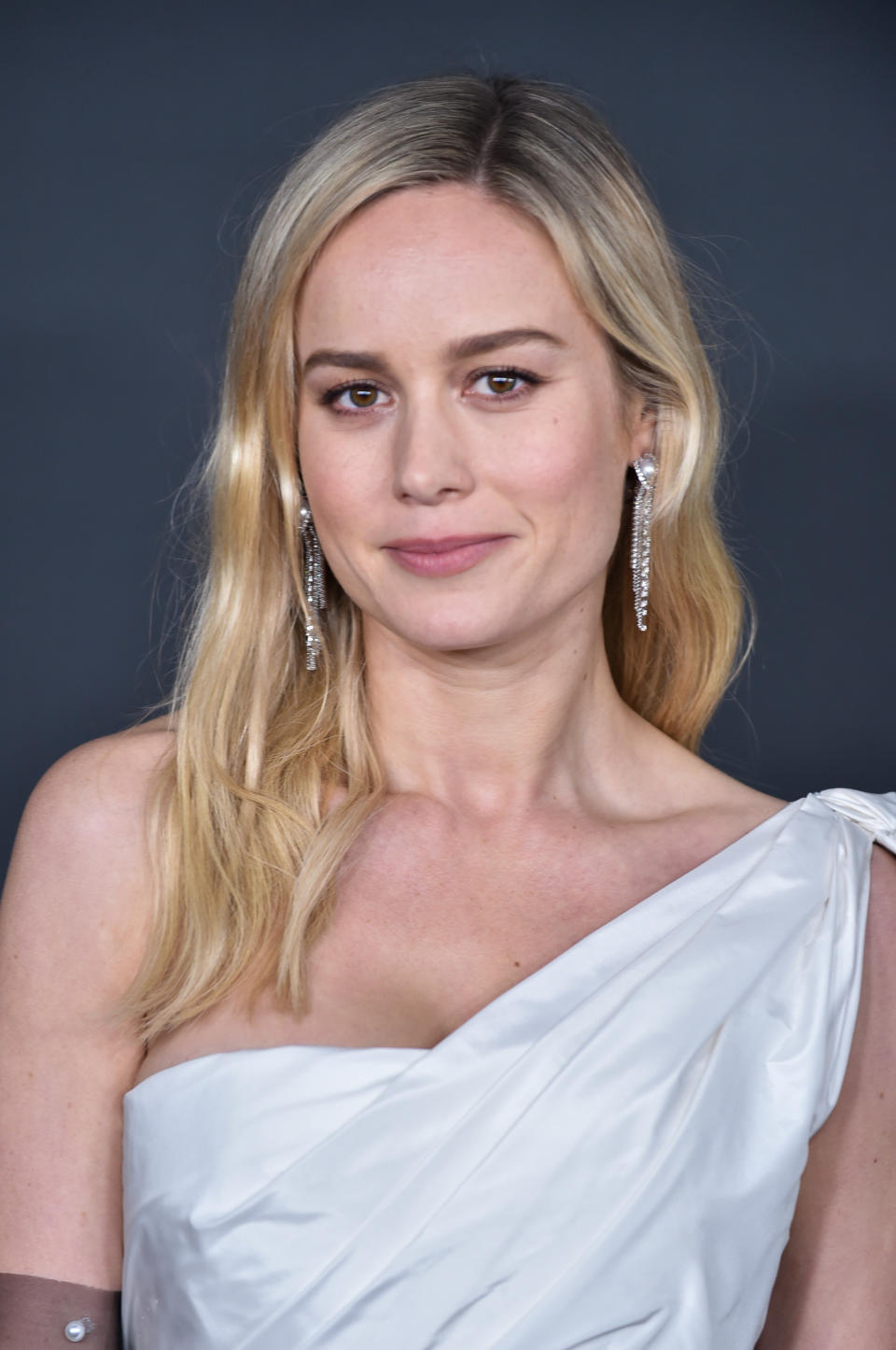 A closeup of Brie Larson