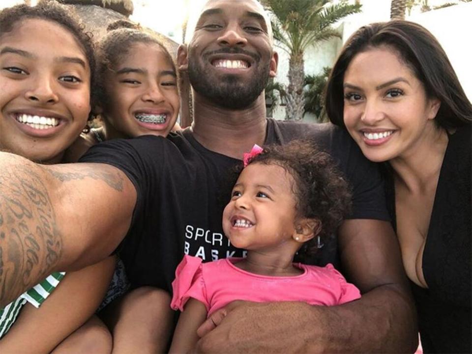 (From left) Natalia, Gianna, Kobe, Vanessa and Bianka Bryant | Kobe Bryant/Instagram