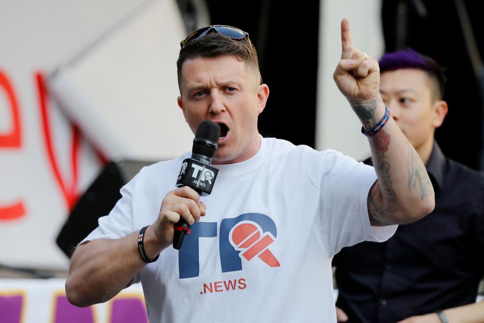 Tommy Robinson (AFP/Getty Images)