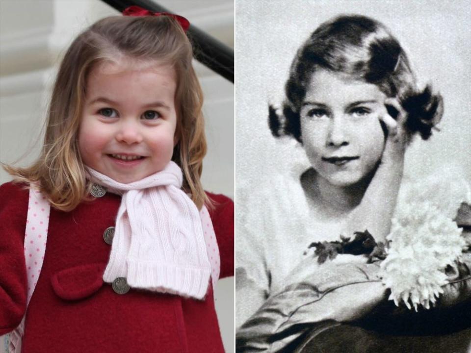 Princess Charlotte and Queen Elizabeth