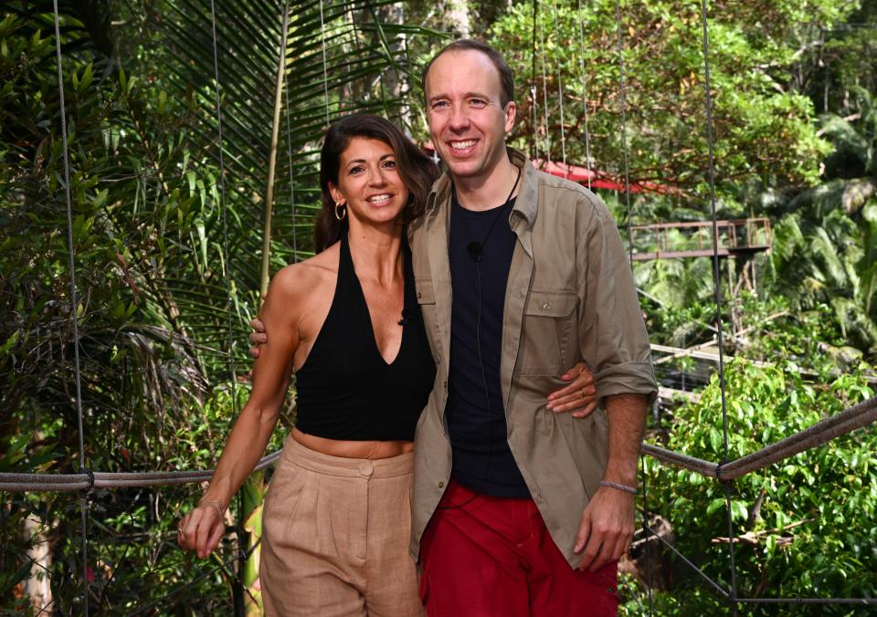 Gina Coladangelo travelled to Australia to meet Matt Hancock. (Shutterstock/ITV)