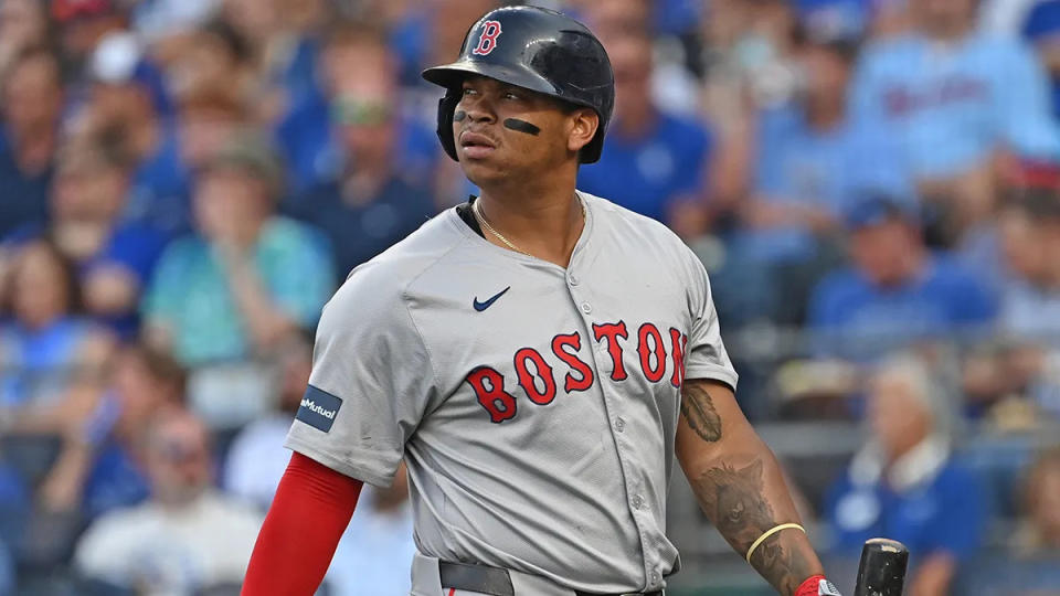 Red Sox third baseman Rafael Devers