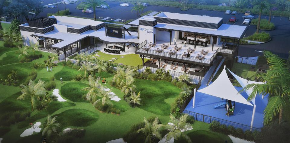 Construction has started on the new PopStroke golf entertainment facility at University Town Center in Sarasota.  The facility features two 18-hole putting courses, and a full-service restaurant and bar. Tiger Woods is an ownership partner in the business which has already opened locations in Ft. Myers and Port St. Lucie. 