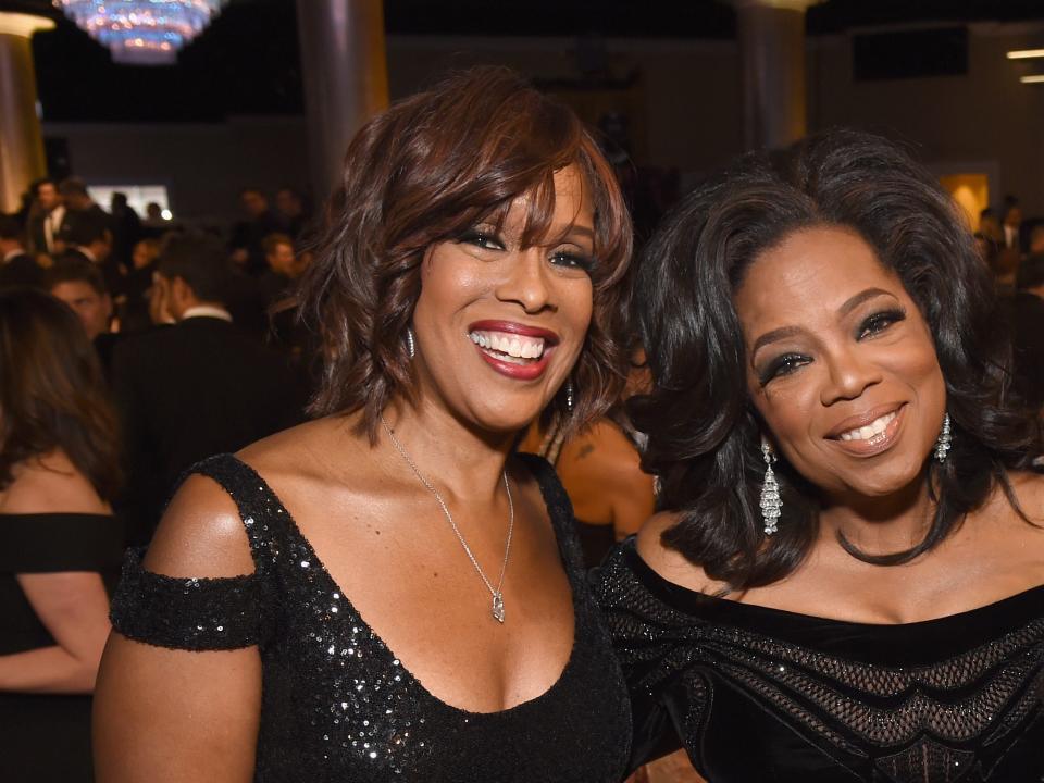 Oprah Winfrey and Gayle King.