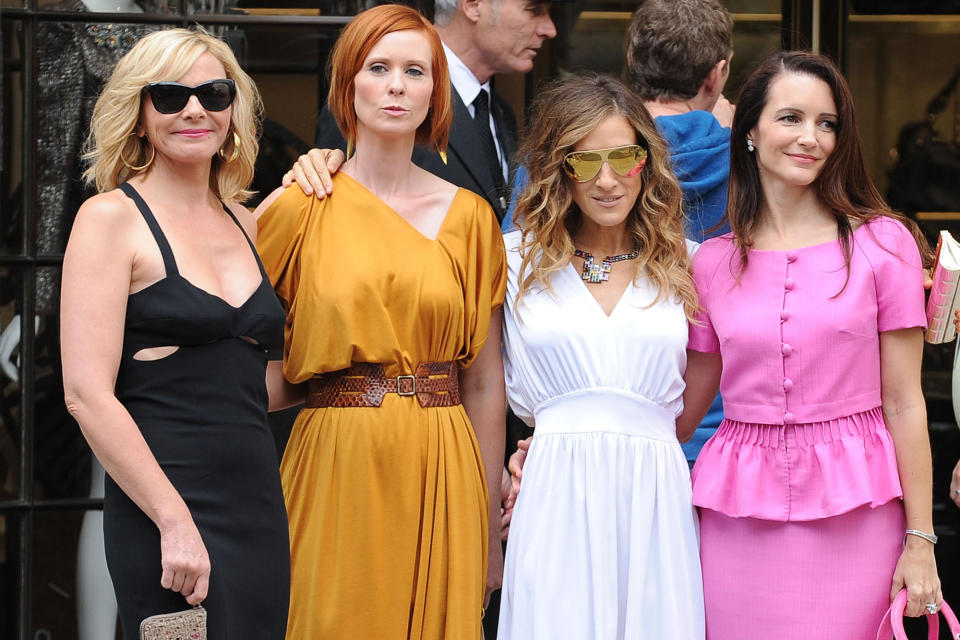 Kim Cattrall, Cynthia Nixon, Sarah Jessica Parker, and Kristin Davis