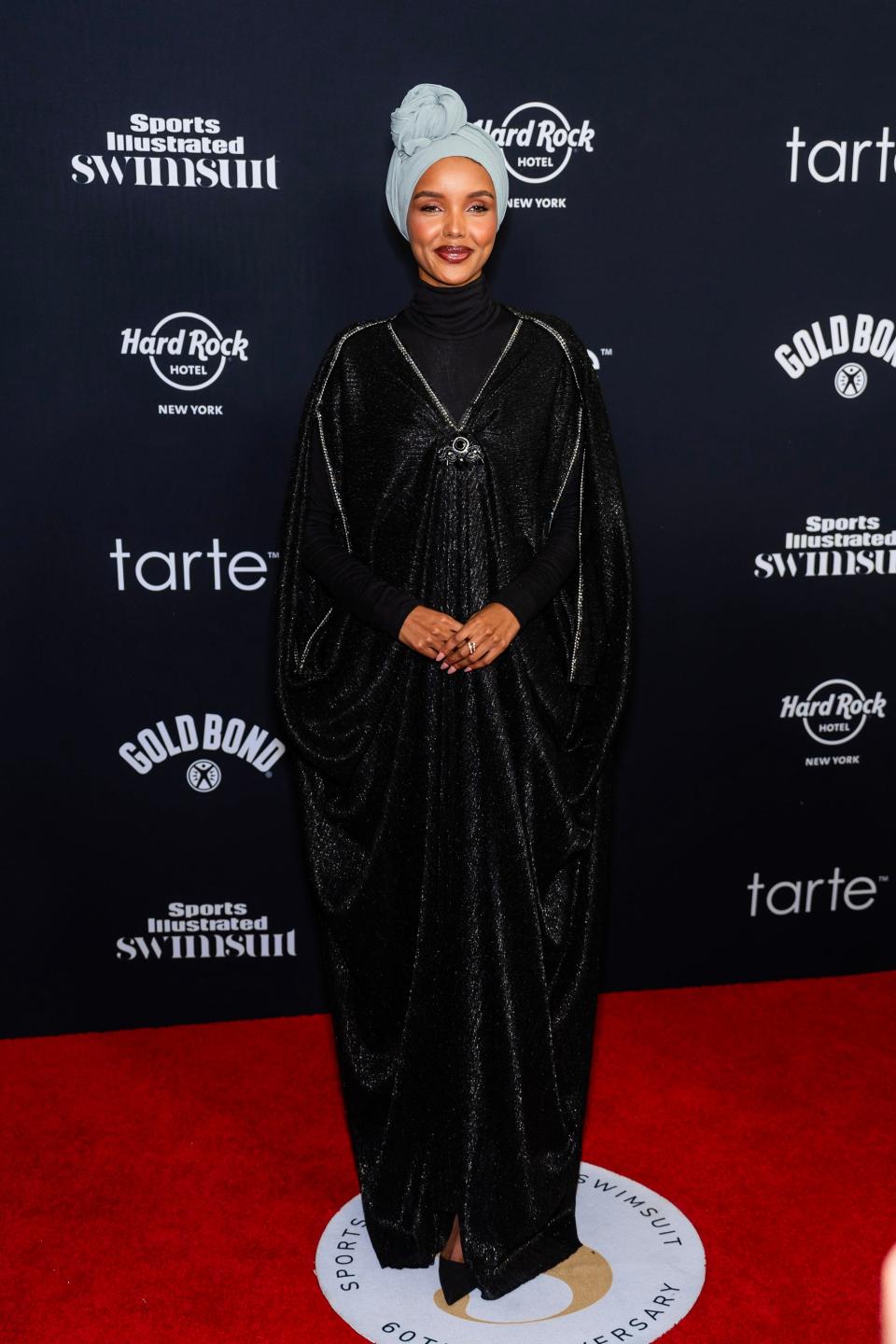 Halima Aden attends the 2024 Sports Illustrated Swimsuit Issue Launch Party.