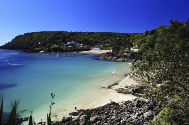 Salcombe Beach Devon England