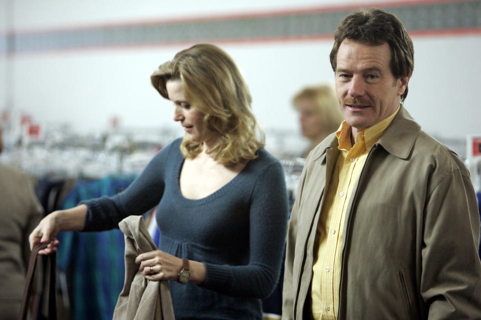 Anna Gun and Cranston in a scene from the first season of Breaking Bad. (AMC/Courtesy Everett Collection)