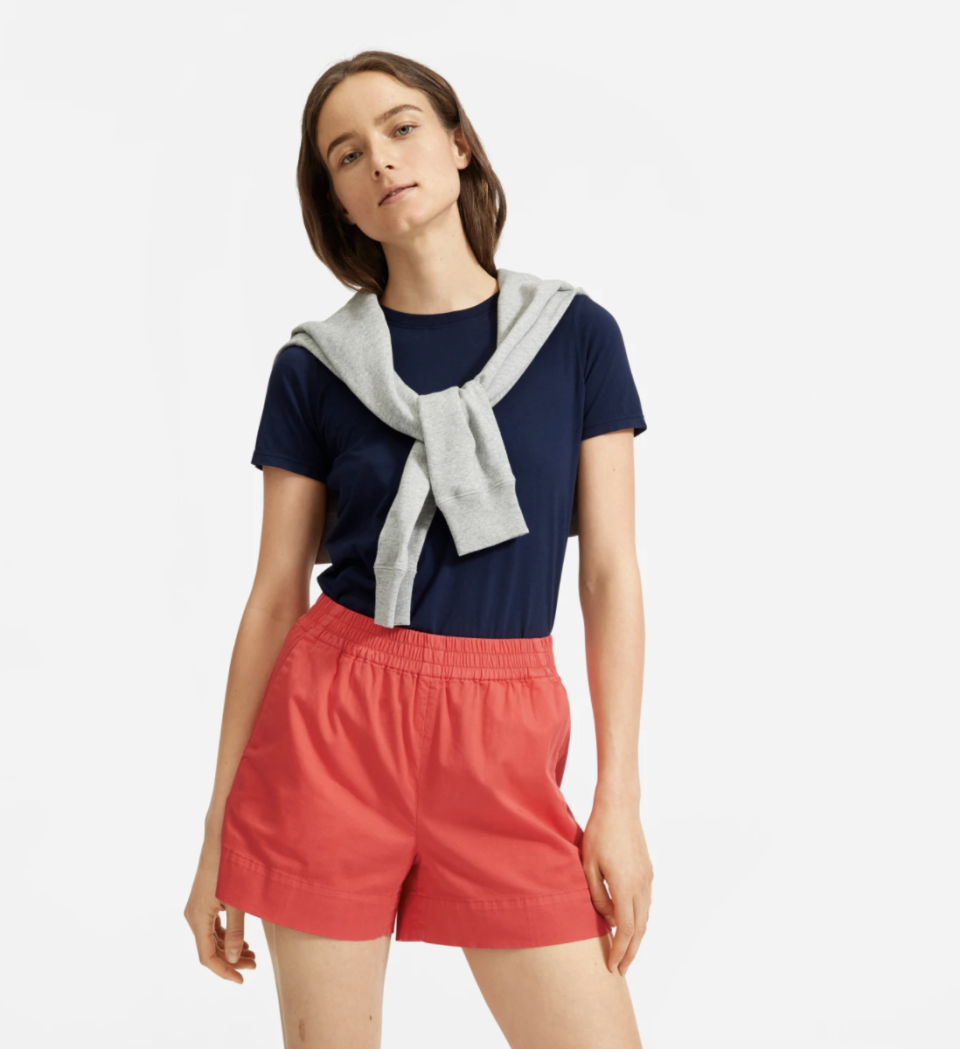 These easy shorts have an elastic waist. (Photo: Everlane)