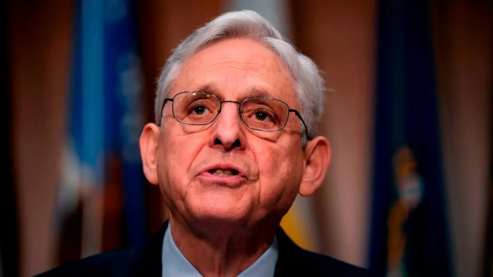 PHOTO: Attorney General Merrick Garland speaks during a meeting of the Reproductive Rights Task Force at the U.S. Department of Justice on December 4, 2023 in Washington, DC. (Drew Angerer/Getty Images)