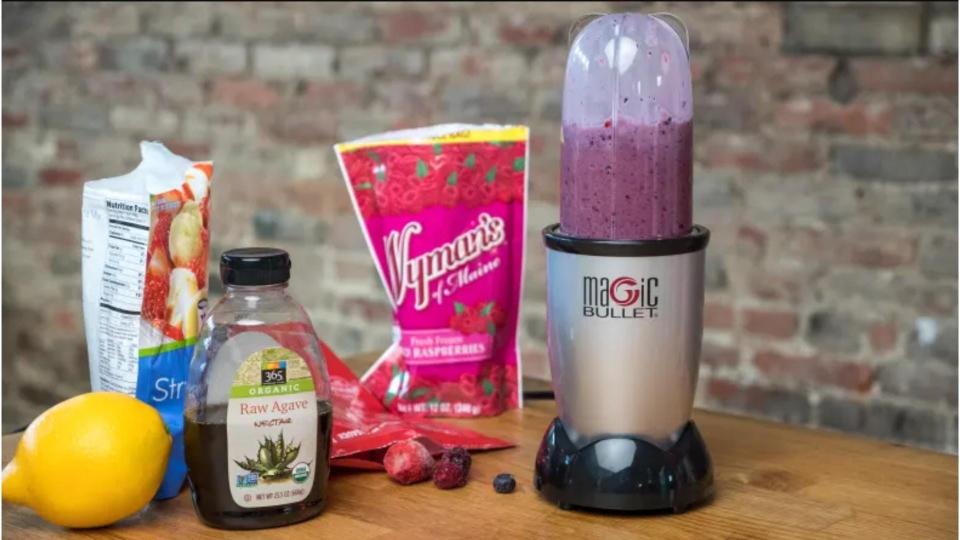 The Magic Bullet just might be the trick to getting out the door in the morning with a healthy breakfast in hand.