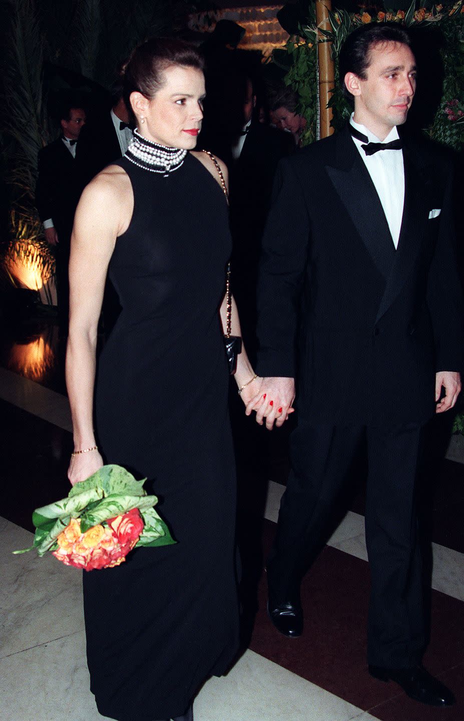 Princess Stéphanie of Monaco married her bodyguard.