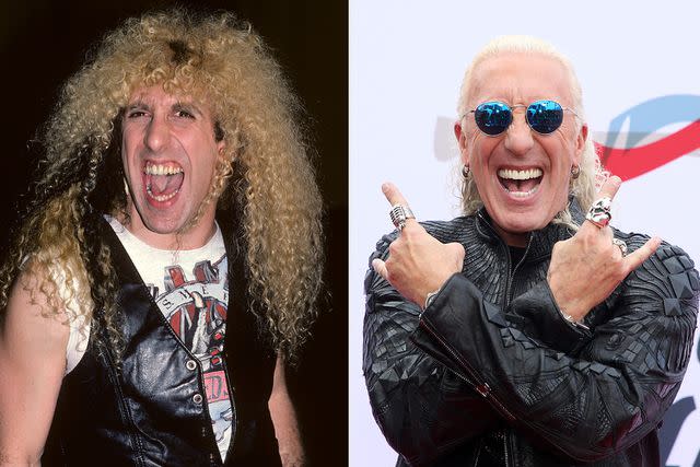 <p>Richard E. Aaron/Redferns; Phillip Faraone/WireImage</p> Dee Snider in 1984 and 2022