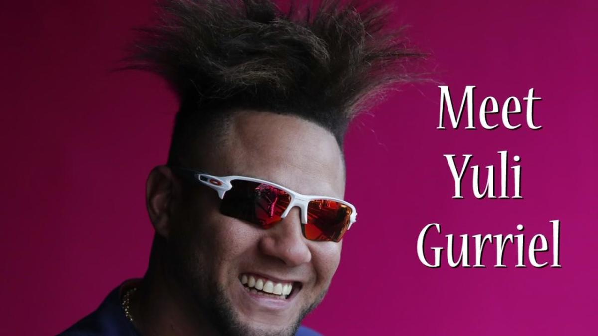 His hair is as explosive as his game, meet Astro Yuli Gurriel