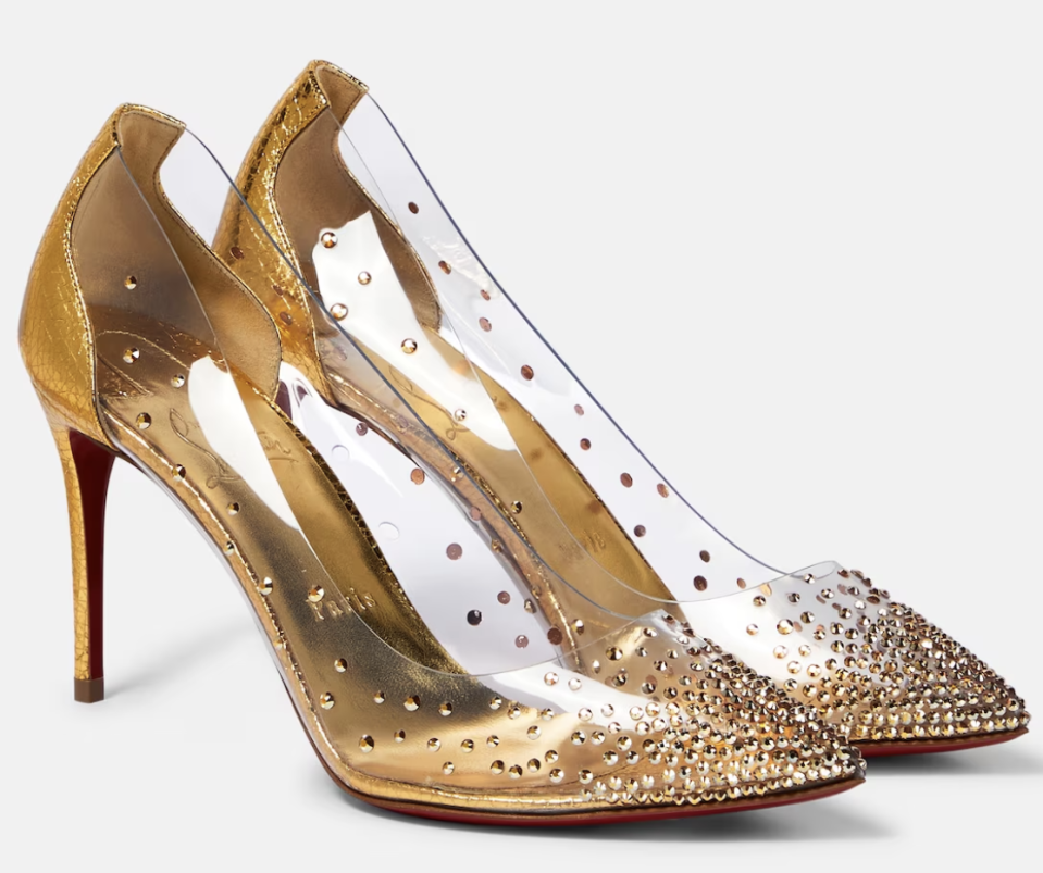 Louboutin's Degrastrass PVC pumps