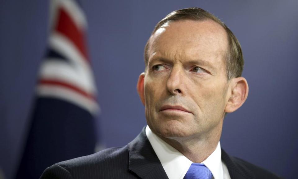 Former Australian prime minister Tony Abbott.