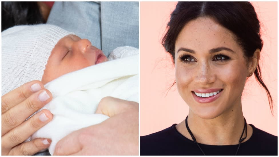 Meghan Markle has reportedly been up all night feeding baby Archie Mountbatten-Windsor. Photo: Getty Images