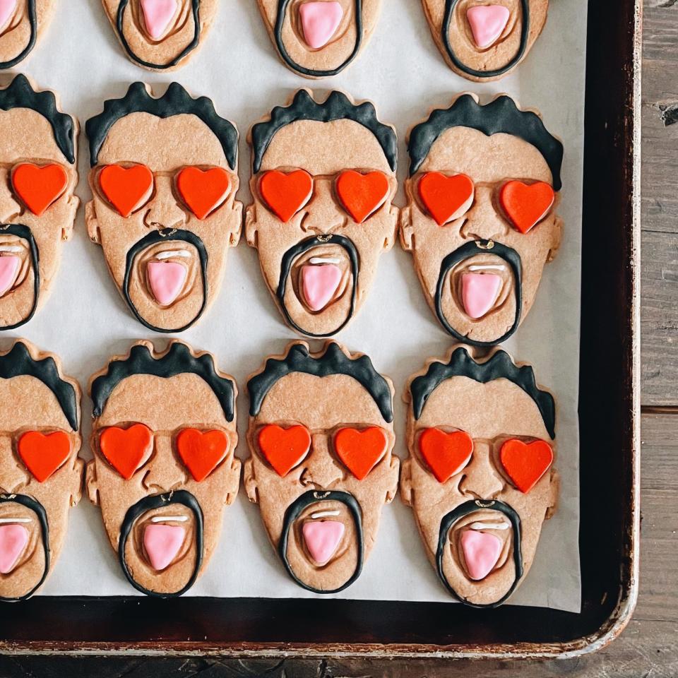 The Bad Bunny-inspired cookie at Parlour Vegan Bakery in Boca Raton.