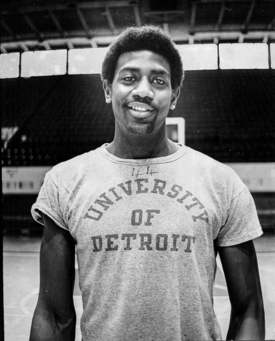 During his one season as a player at the University of Detroit, Spencer Haywood averaged 21.2 rebounds a game to lead the nation, while also scoring 31.2 points per game. The 1968 Olympian would later make even more news with his decision to turn pro after his sophomore college season, a decision which continues to impact the NBA today.