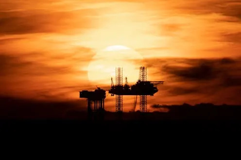 <span class="caption">The Conservatives want to keep drilling for new oil and gas in the North Sea.</span> <span class="attribution"><span class="source">Cal F / shutterstock</span></span>