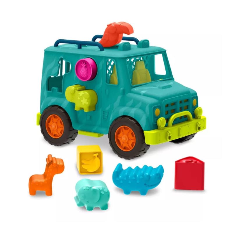 B. toys Animal Rescue Shape Sorter Truck