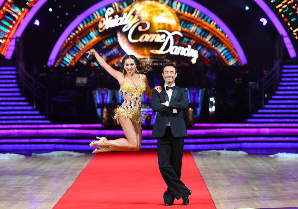 Joe McFadden and Katya Jones during the Strictly Come Dancing Live Tour.