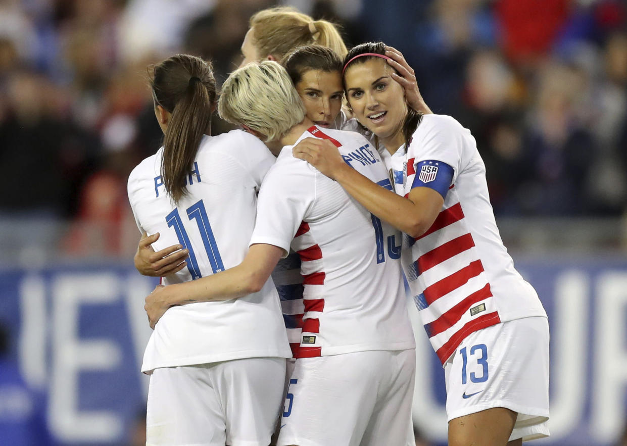 El equipo femenino de Estados Unidos es favorita para ganar el Mundial de Francia. (AP/M. Carlson)